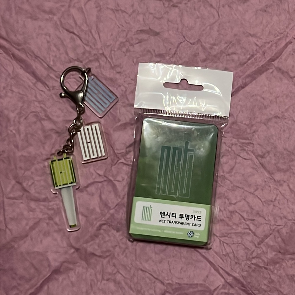 Official NCT 2023 Transparent Cards & keychain